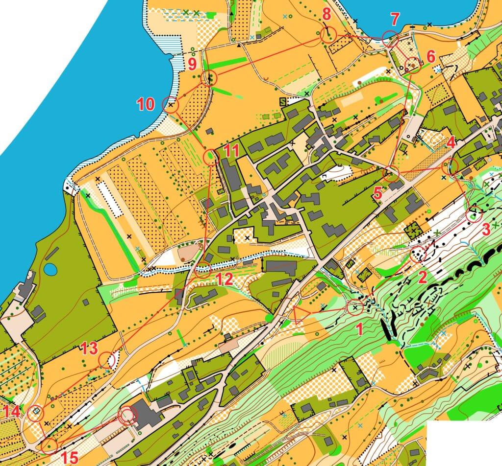 Mappa del percorso